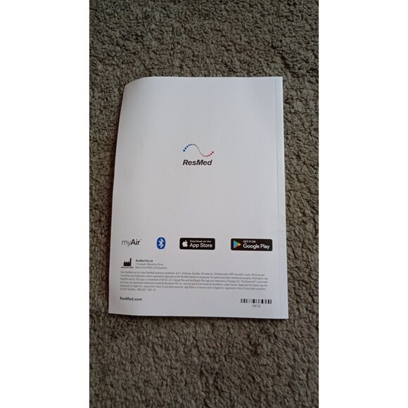 ResMed Manual | AirSense 11 User Guide & Quick Start Guide - Picture 3 of 3